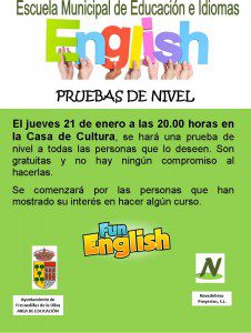 prueba de nivel de ingles