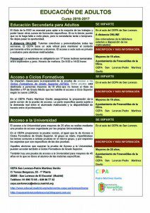 EDUCACIÓN DE ADULTOS