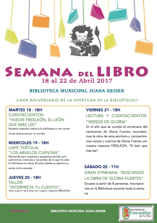 SEMANA DEL LIBRO 2017