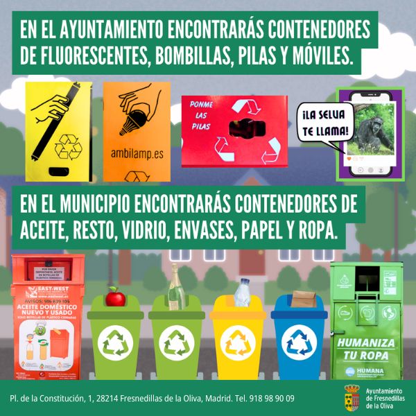 CONTENEDORES EN FRESNEDILLAS DE LA OLIVA
