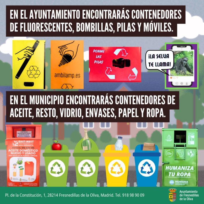CONTENEDORES EN FRESNEDILLAS DE LA OLIVA