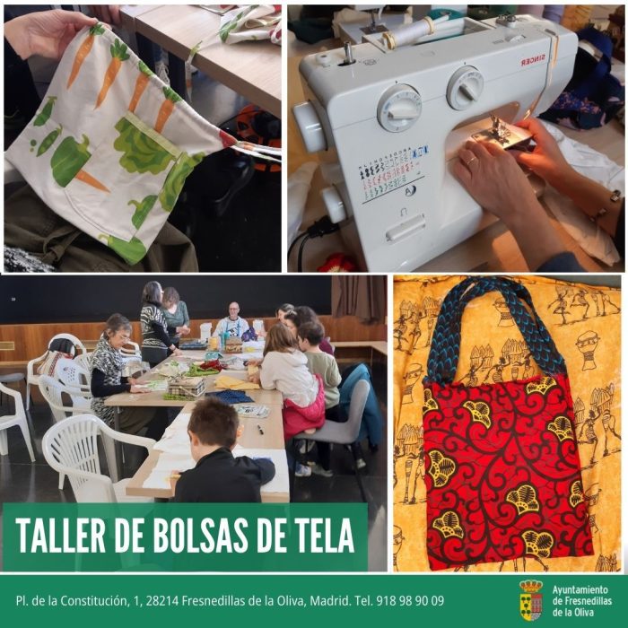 TALLER DE BOLSAS DE TELA