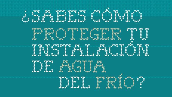 Evita problemas de congelación en tu instalación.
