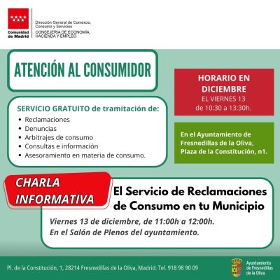 Charla Atención al Consumidor