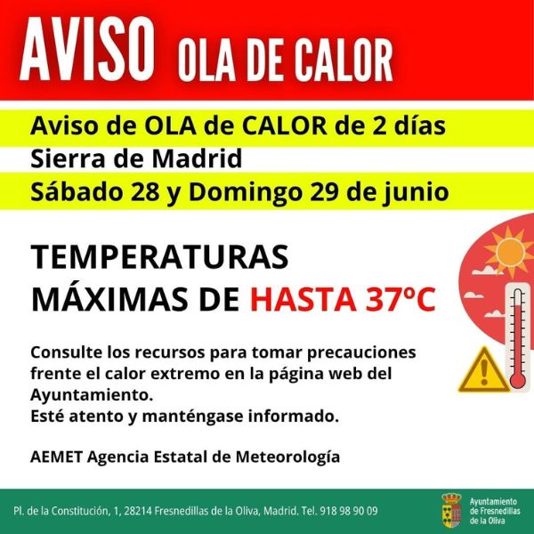 AVISO OLA DE CALOR
