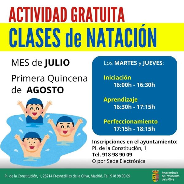 Clases de NATACIÓN