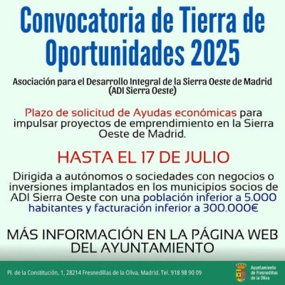 TIERRA DE OPORTUNIDADES 2025