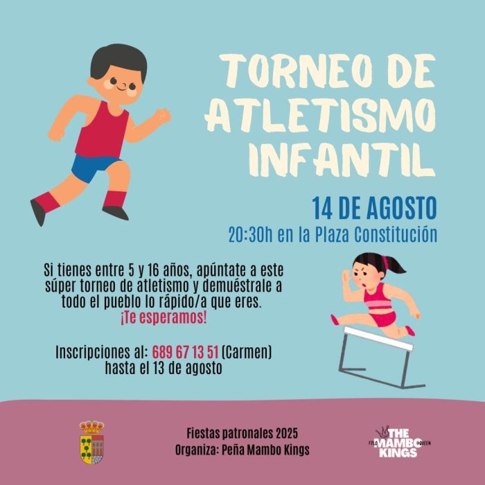 Tornero Atletismo Infantil