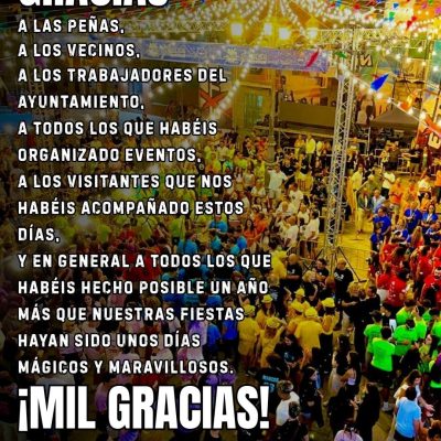 Gracias Fiestas 2025