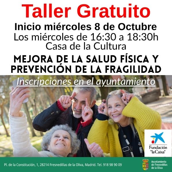 Taller Gratuito para Mayores