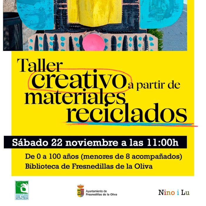 Taller creativo a partir de materiales reciclados