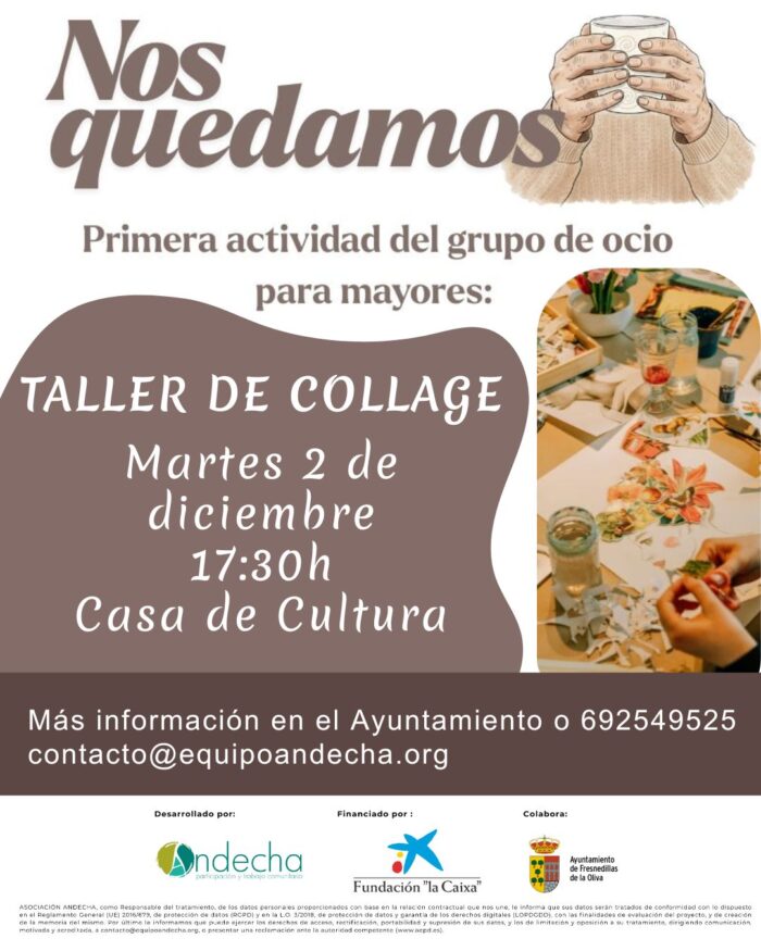 Nos quedamos: Taller de Collage