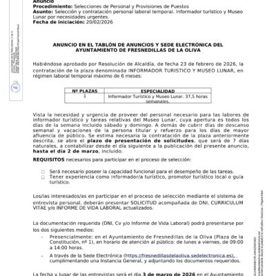 Bando informador turístico 1