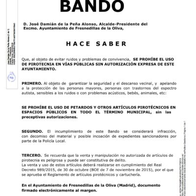Bando pirotecnia