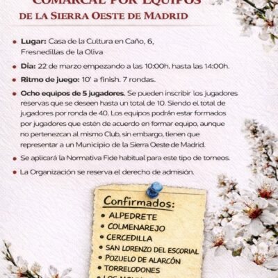 Ajedrez 22 marzo