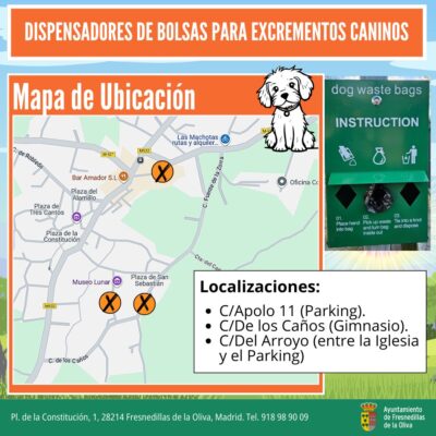 Dispensadores bolsas excrementos caninos