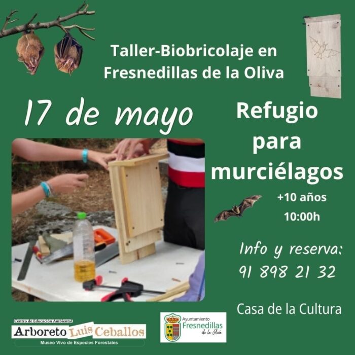 Taller refugio para murciélagos