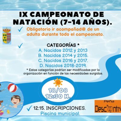 IX CAMPEONATO DE NATACION